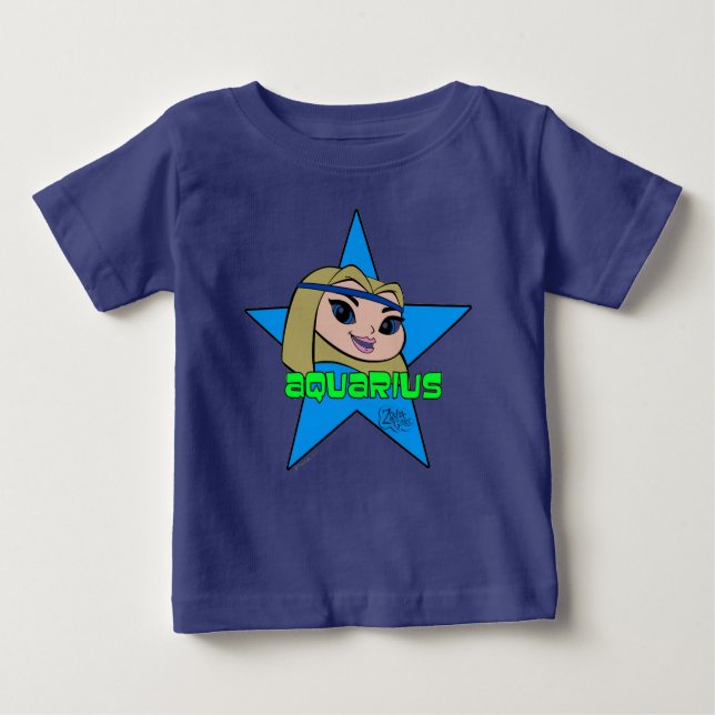 Camiseta De Bebé Aquarius T-Shirt (Anverso)