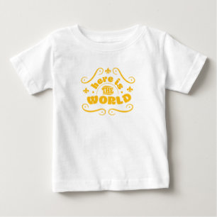 Camiseta De Bebé Aquí está el mundo