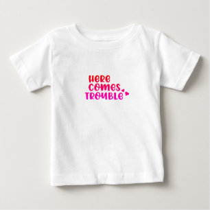 Camiseta De Bebé Aquí viene el problema