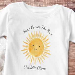 Camiseta De Bebé Aquí viene el sol