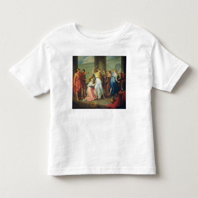 Camiseta De Bebé Aquiles reconoció, 1799 (Anverso)