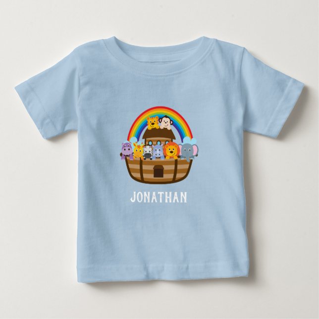Camiseta de bebé árabe de Cute Noah (Anverso)