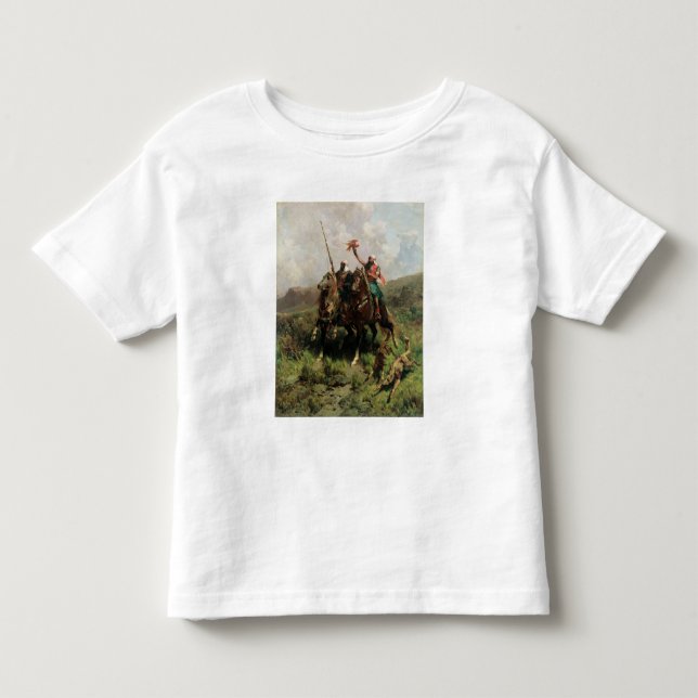Camiseta De Bebé Árabes con un halcón (Anverso)