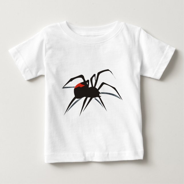 Camiseta De Bebé Araña de retroceso (Anverso)