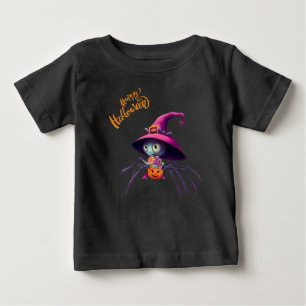 Camiseta De Bebé Araña/Halloween/otoño/calabaza