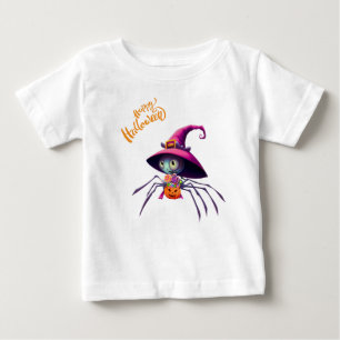 Camiseta De Bebé Araña/Halloween/otoño/calabaza