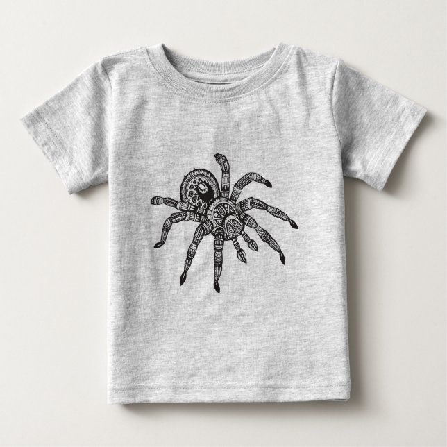 Camiseta De Bebé Araña inspirada (Anverso)