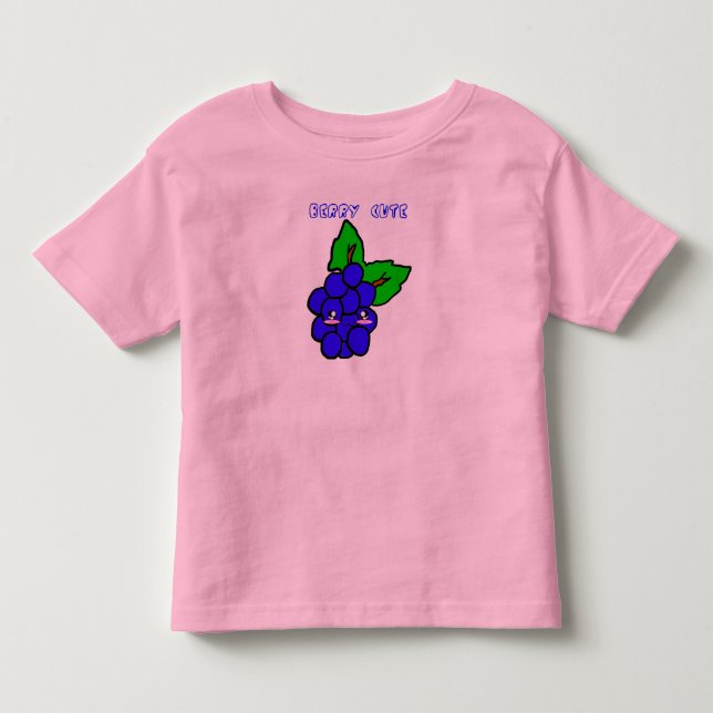 Camiseta De Bebé Arándano lindo de la baya (Anverso)