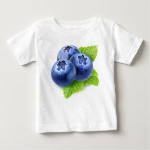 Camiseta De Bebé Arándano y menta