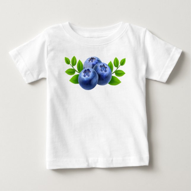 Camiseta De Bebé Arándanos (Anverso)