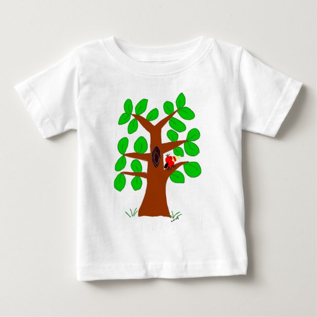 Camiseta De Bebé árbol (Anverso)