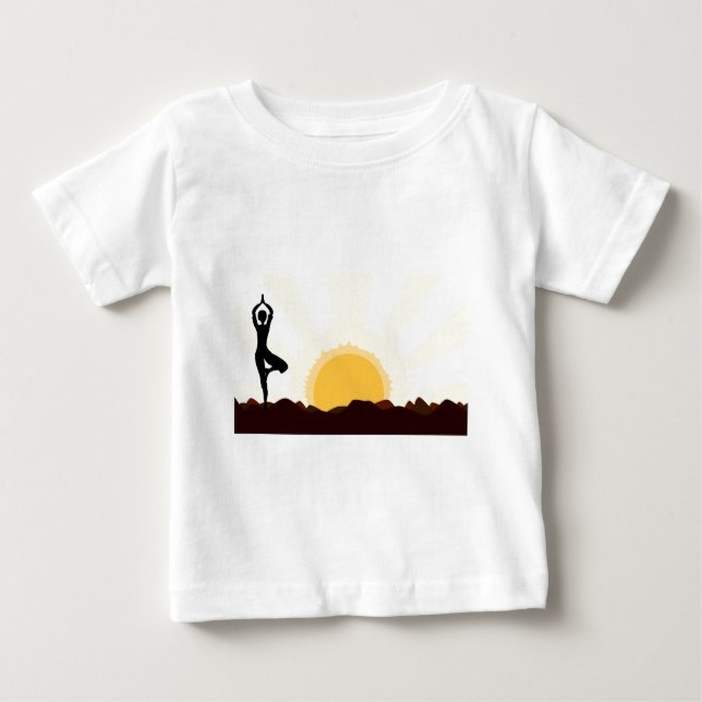Camiseta De Bebé Árbol Asana (Anverso)