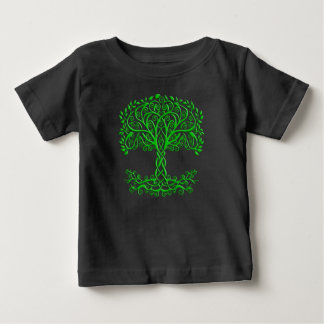 Camiseta De Bebé Árbol Celta Verde De La Vida