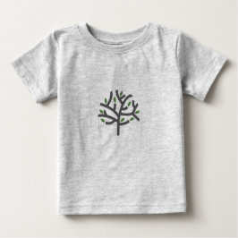 Camiseta De Bebé Árbol de hojas verdes