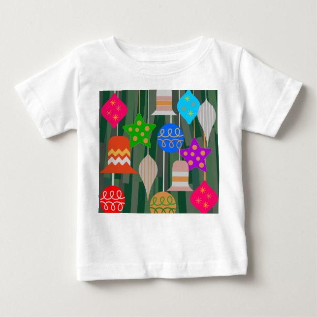 Camiseta De Bebé Árbol de Navidad (Anverso)