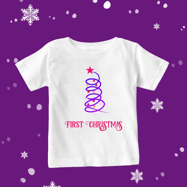 Camiseta De Bebé árbol de Navidad (Subido por el creador)