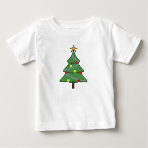 Camiseta De Bebé Árbol de Navidad Adorable