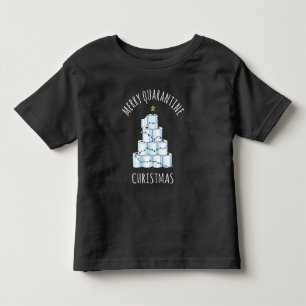 Camiseta De Bebé Árbol de Navidad de Papel Higiénico Feliz Cuarente
