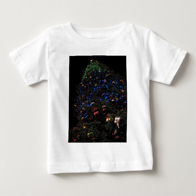 Camiseta De Bebé Árbol de navidad gigante II (Anverso)