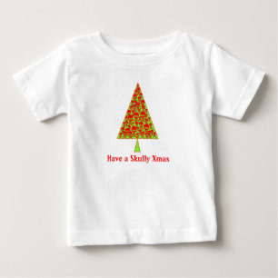 Camiseta De Bebé Árbol de navidades esquulales