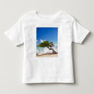 Camiseta De Bebé Árbol Divi Divi, Playa Eagle, Aruba, Caribe