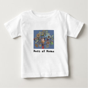 Camiseta De Bebé árbol, llevado en casa