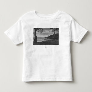 Camiseta De Bebé Arboleda pacífica, CA - Pebble Beach en 17 millas