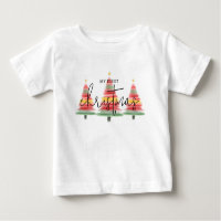 Árboles navideños acuarelas