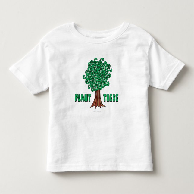 Camiseta De Bebé Árboles vegetales (Anverso)