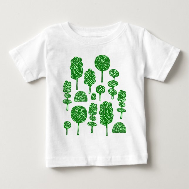 Camiseta De Bebé Arboretum 230715 - Verde (Anverso)
