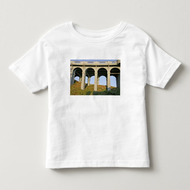 Camiseta De Bebé Arched apoya el puente en memoria de Patterson (Anverso)