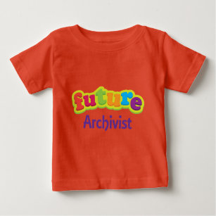 Camiseta De Bebé Archivista (Futuro) Para Niños