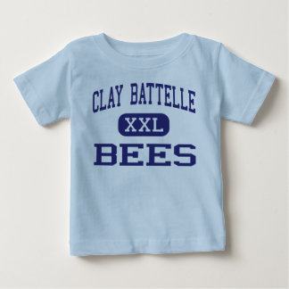 Camiseta De Bebé Arcilla Battelle - abejas - alto - Blacksville