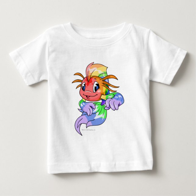 Camiseta De Bebé Arco iris de Koi (Anverso)