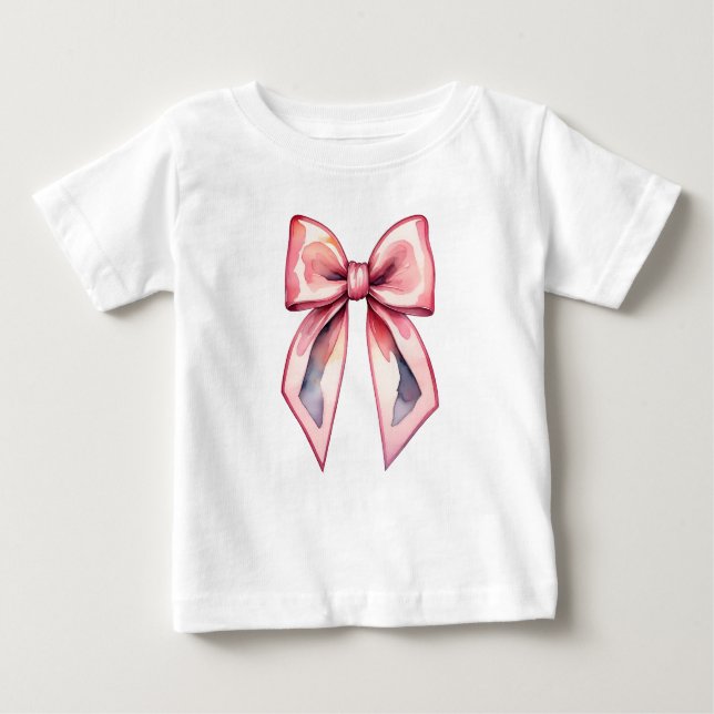 Camiseta De Bebé arco rosa (Anverso)