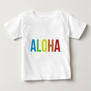 Camiseta De Bebé Arcoiris de Aloha