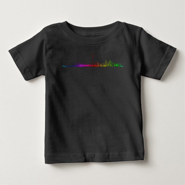 Camiseta De Bebé Arcoiris de Toronto (Anverso)