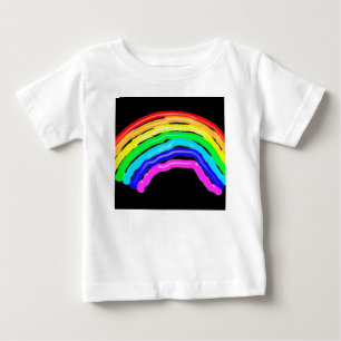 Camiseta De Bebé Arcoiris dibujado