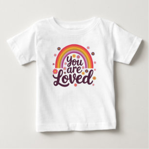 Camiseta De Bebé Arcoiris que amaste