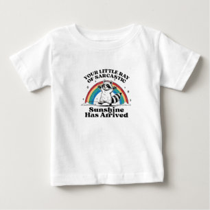 Camiseta De Bebé Arcoiris sarcástico