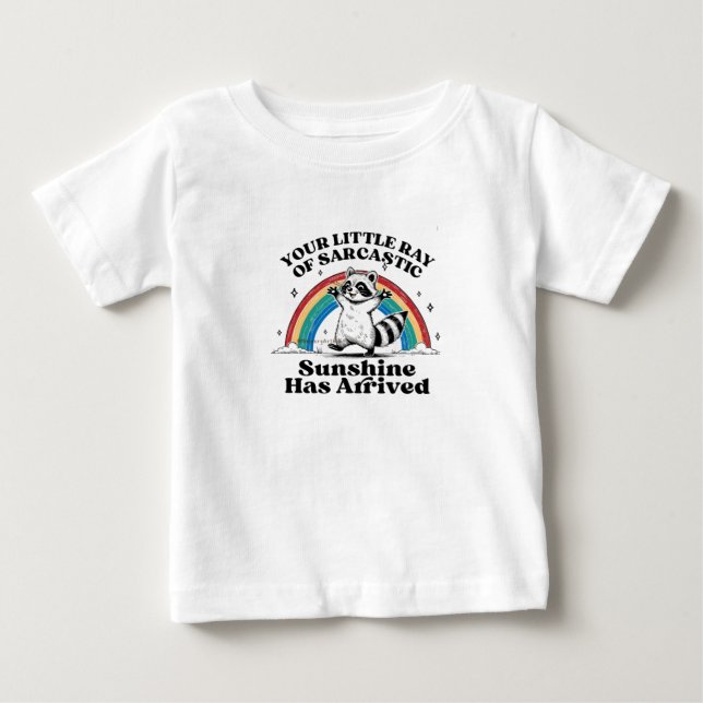 Camiseta De Bebé Arcoiris sarcástico (Anverso)