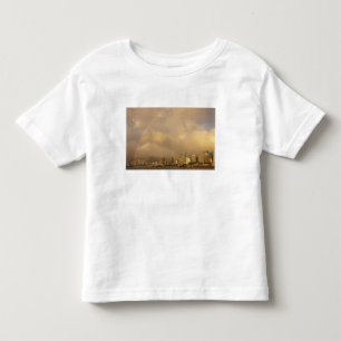 Camiseta De Bebé Arcoíris sobre Honolulu, Hawái, EE. UU. 3