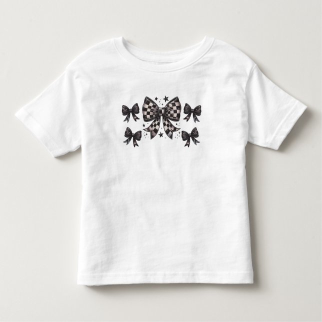 Camiseta De Bebé Arcos negros y blancos (Anverso)