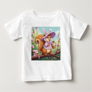 Camiseta De Bebé ardilla de Pascua