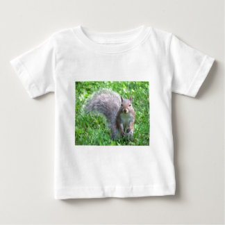 Camiseta De Bebé Ardilla gris linda