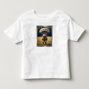 Camiseta De Bebé Ardilla Paracaidista Aerotransportada