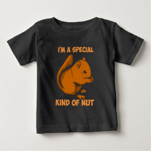 Camiseta De Bebé Ardilla - Tipo Especial De Tuerca