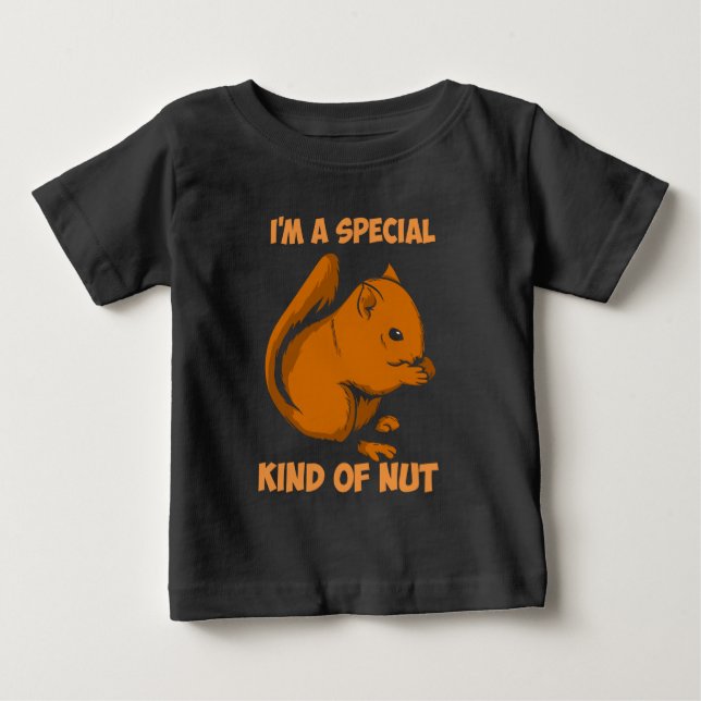 Camiseta De Bebé Ardilla - Tipo Especial De Tuerca (Anverso)