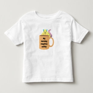 Camiseta De Bebé Ardilla traviesa #357 Niño pequeño