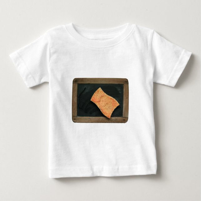 Camiseta De Bebé Ardoise Passer l'éponge Vinatge School Slate Baby (Anverso)